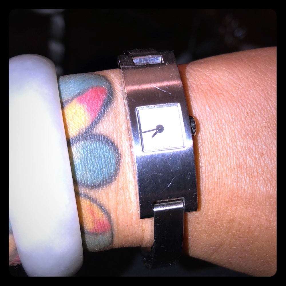 Silver coach watch
